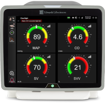 Gr&aacute;ficos de tratamiento de la hipotensi&oacute;n